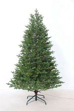 Елка с гирляндой встроенной 2в1 «Meribel» (Литая хвоя) 240 см / 2,4 м