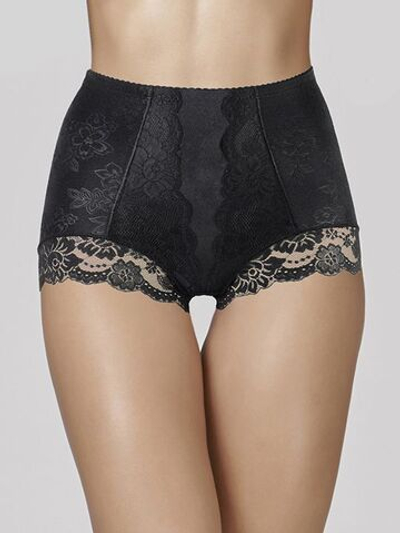 Трусы-утяжки с высокой линией талии (Размер: L) (Цвет: черный)