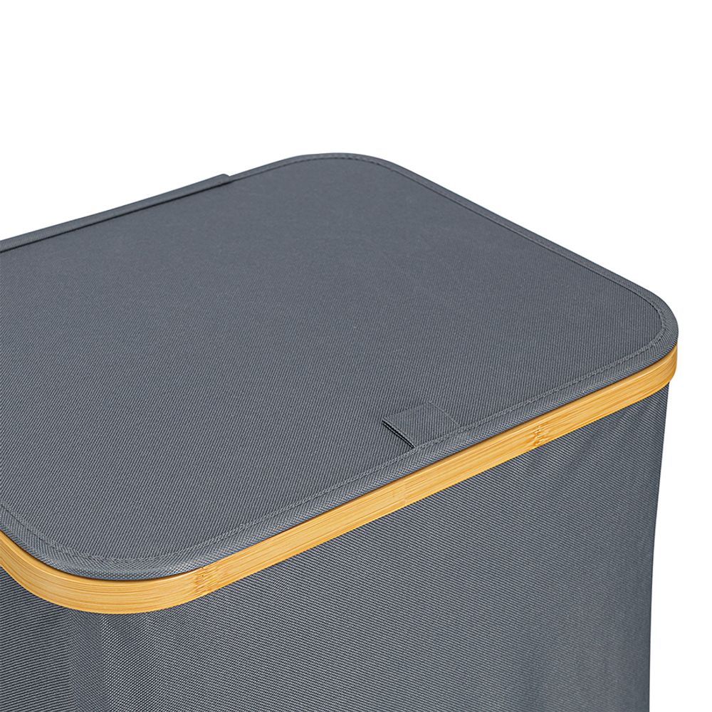 Корзина для белья Neat Tall, 41х35х74 см, серая