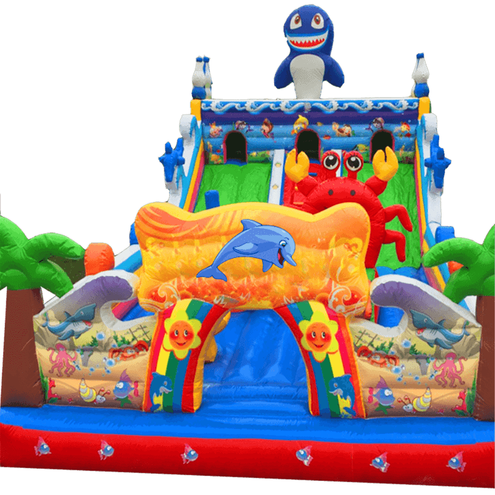 Коммерческий батут "Морские приключения" 12*7*5 м