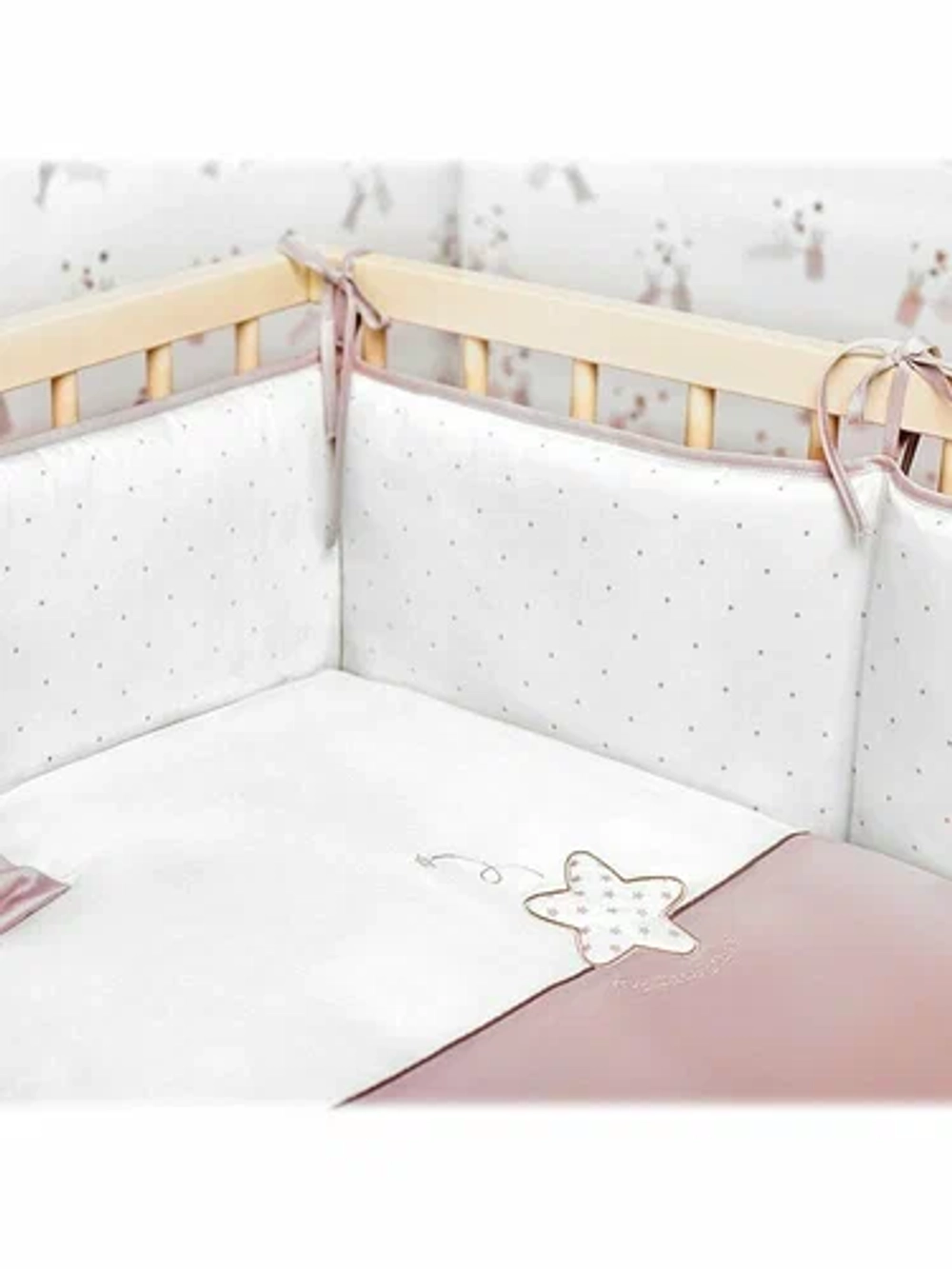 Комплект в колыбель Perina Little Star Mini в приставную люльку 81х43 (4 предмета)