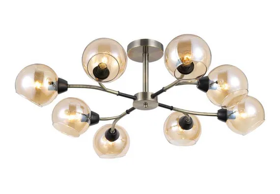 74361/8 BRONZE+BLACK (1) Люстра (RL)