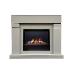 Электрокамин RealFlame Lindelse 26 GR серый, графит c очагом 3D Cassette 630