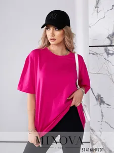 Футболка 701-малиновый Minova