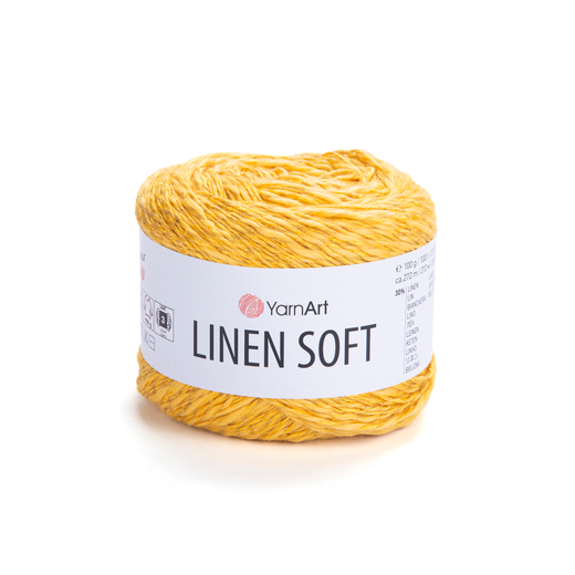 Пряжа YarnArt Linen soft, Желтый