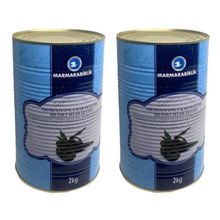 Оливки Marmarabirlik черные резаные в рассоле 2 кг 2 шт