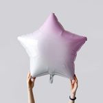 F Шар 32'' / 81 см Звезда Градиент розовый (БГ-70)