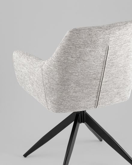 Стул обеденный поворотный Eva светло-серый