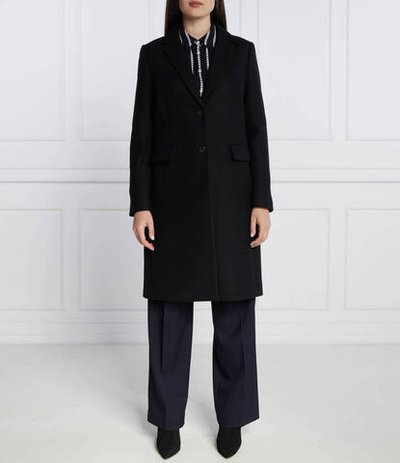 Хлопковое пальто Tommy Hilfiger - черный(WW0WW39753)