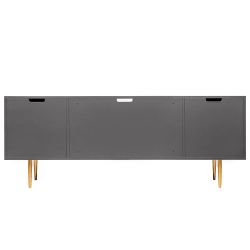 Тумба под ТВ Арт 155см Стайл Серый Голд