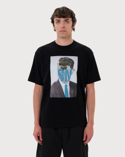 UNDERCOVER ФУТБОЛКА ЧЕРНАЯ С ПРИНТОМ