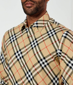 Рубашка Burberry - бежевый(8106165)