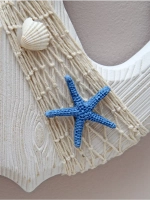 Декор на стену для интерьера "Якорь с канатом"