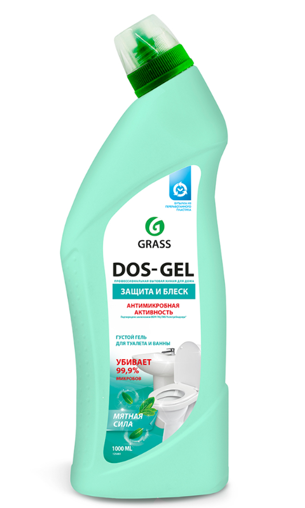 Чистящее средство для сантехники Grass Dos-Gel Мятная сила