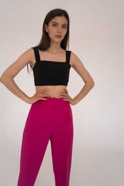 Брюки-бананы в цвете фуксия