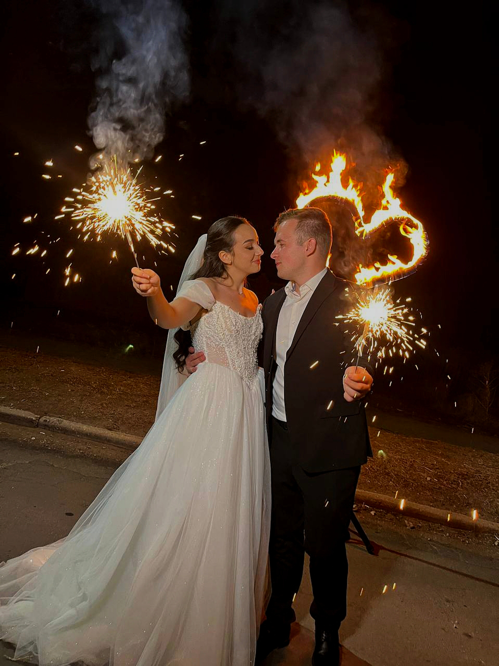 Бенгальские огни на свадьбу