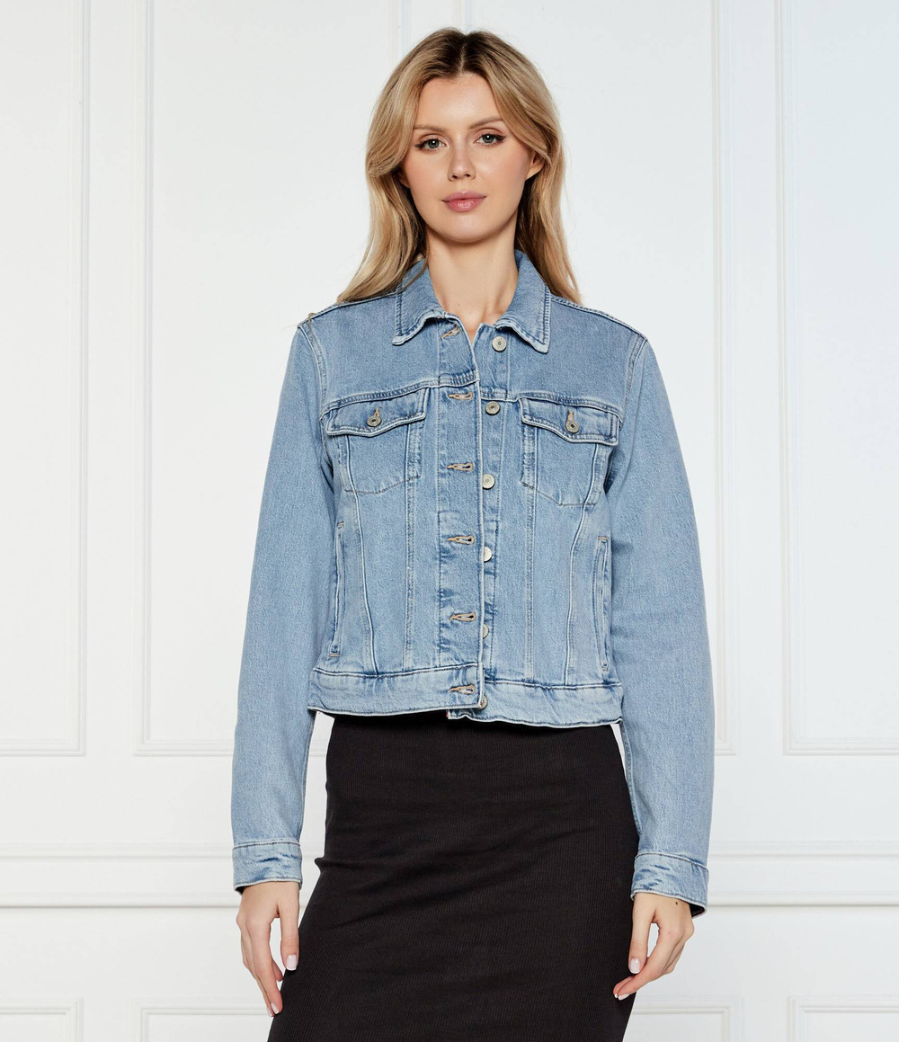 Джинсовая куртка Tommy Jeans - голубой(DW0DW20123)