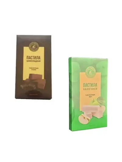 Пастила - Шоколадная и Яблочная - 2 шт