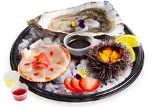 Сет Морской еж, Устрица КРУПНАЯ и Гребешок GS.MARKET, 3шт Сет Морской еж, Устрица КРУПНАЯ и Гребешок GS.MARKET, 3шт