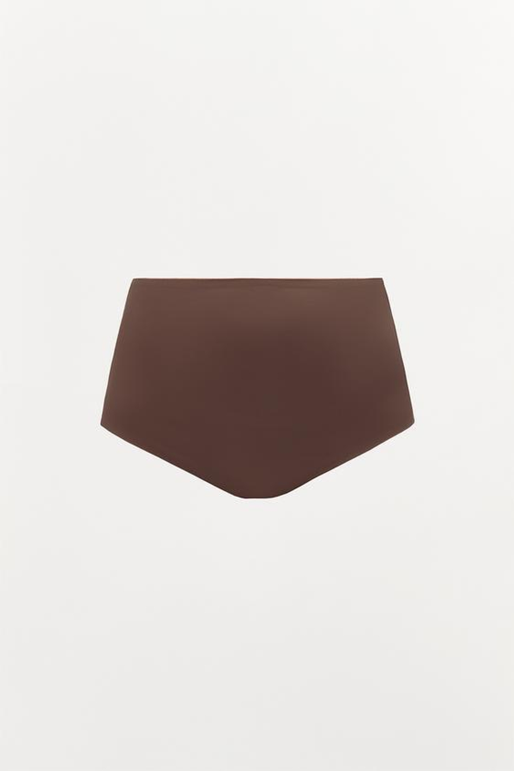 ZARA МОДЕЛИРУЮЩИЕ ТРУСЫ С ВЫСОКОЙ ПОСАДКОЙ, КОРИЧНЕВЫЙ