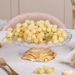 Фруктовница-конфетница Флора Айвори