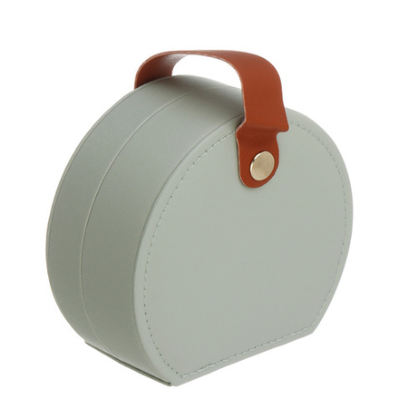 Шкатулка для украшений, 9x10x4 см, ПВХ, 3 цвета