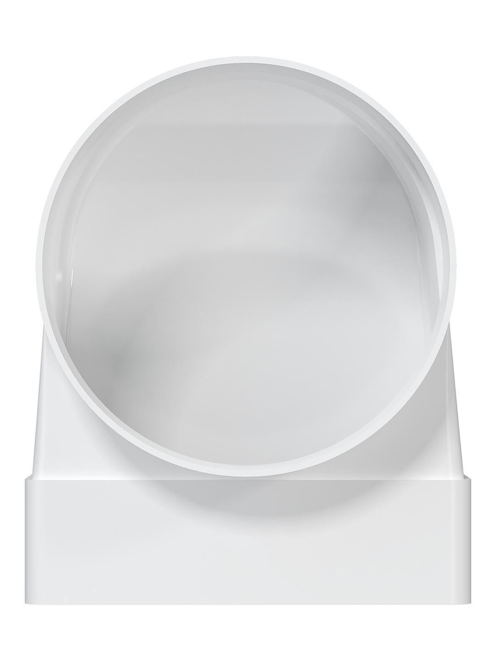 Переходник СКФП D100 90° 55х110 пластик ERA