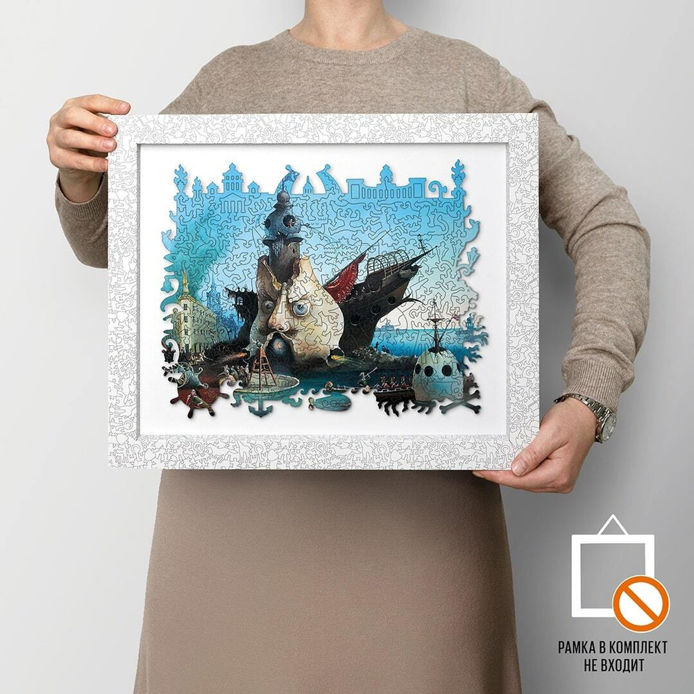 Невская увертюра от DAVICI - Деревянный пазл из фанеры, сборная картина, которую вы собираете сами