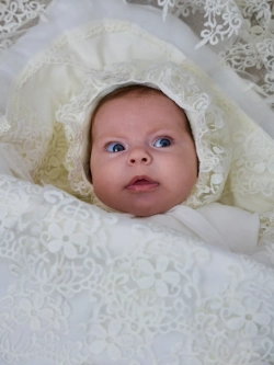 Конверт на выписку зима для новорожденных девочек