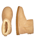 Кожаные угли classic mini ii UGG - бежевый(1016222)