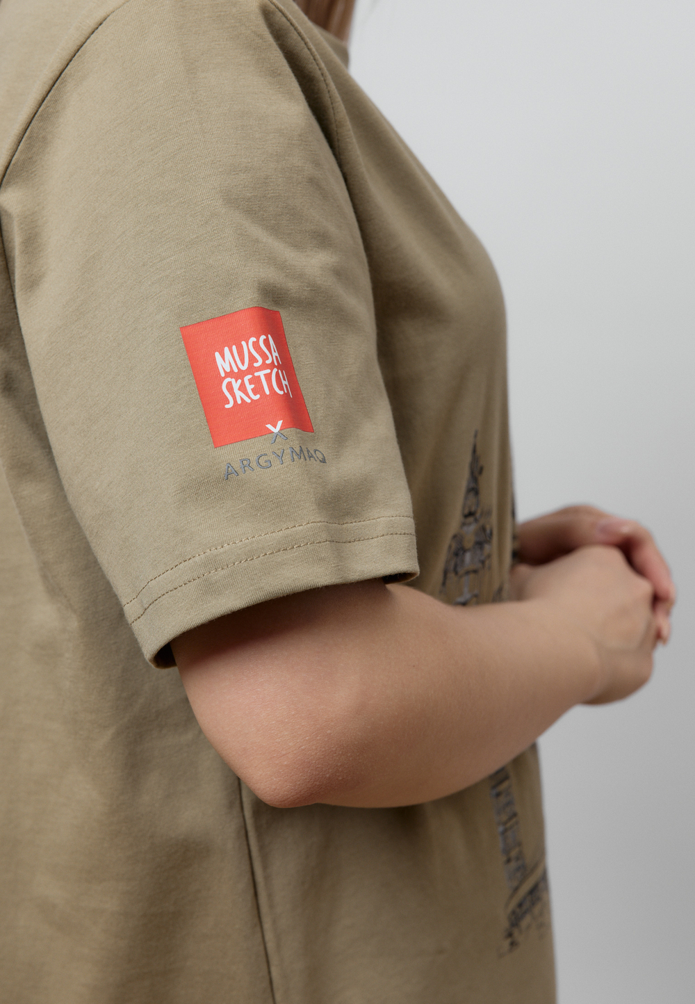 Футболка ALMATY MS LIGHT KHAKI