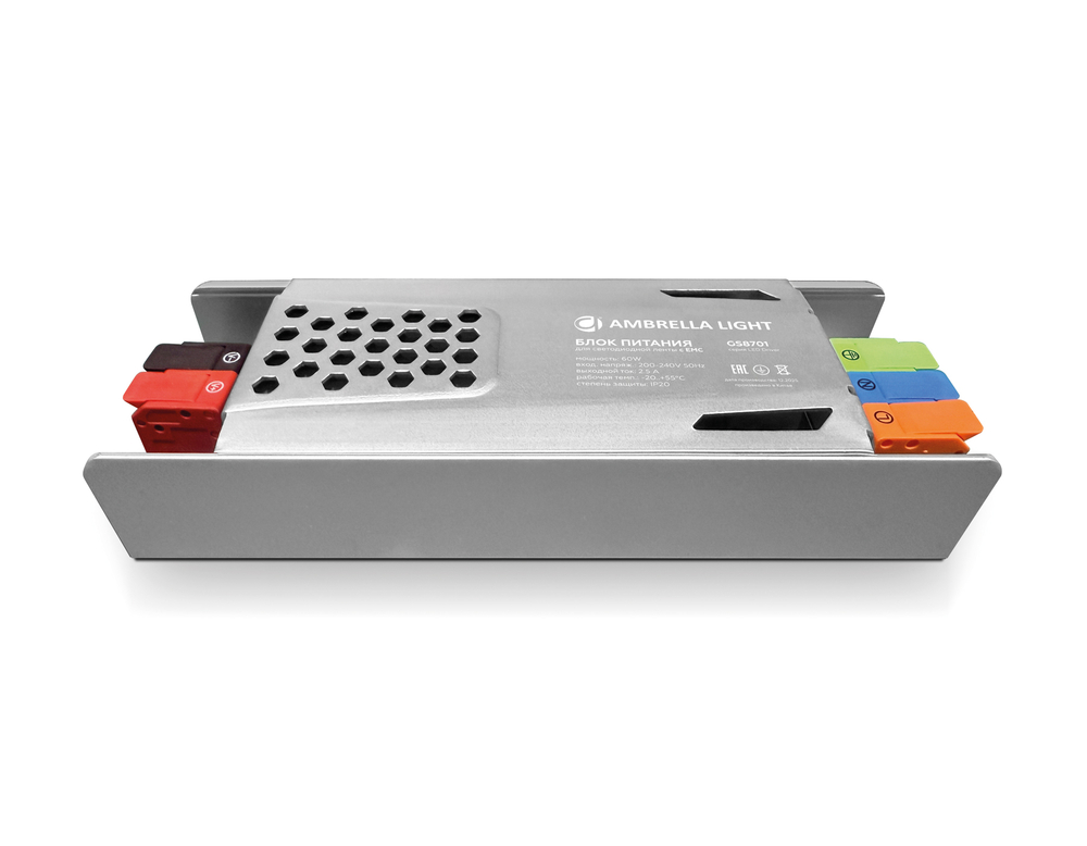 GS8701 24V 60W 2,5A IP20 200-240V EMC 142*48*28