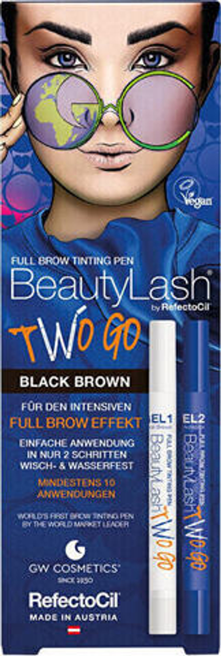 Краска для бровей Refectocil Two Go eyebrow color коричневый 1 шт