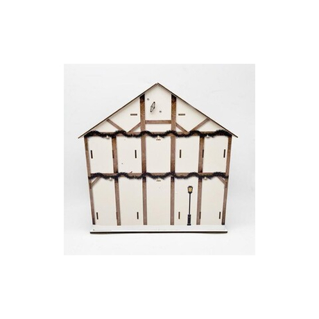 Музыкальная Advent calendar Christmas house Музыкальная Musicbox Kingdom Коричневый / Белый