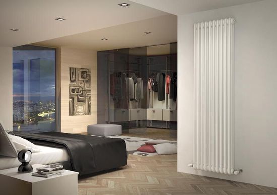 Радиатор Zehnder Charleston 3180 - 10 секций боковое подключение №1270, 3/4", RAL 9016 (белый)