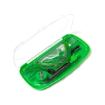 Готовальня Alingar, 8 предметов, металлический циркуль 116 мм, с карандашом, пластиковый футляр, ассорти