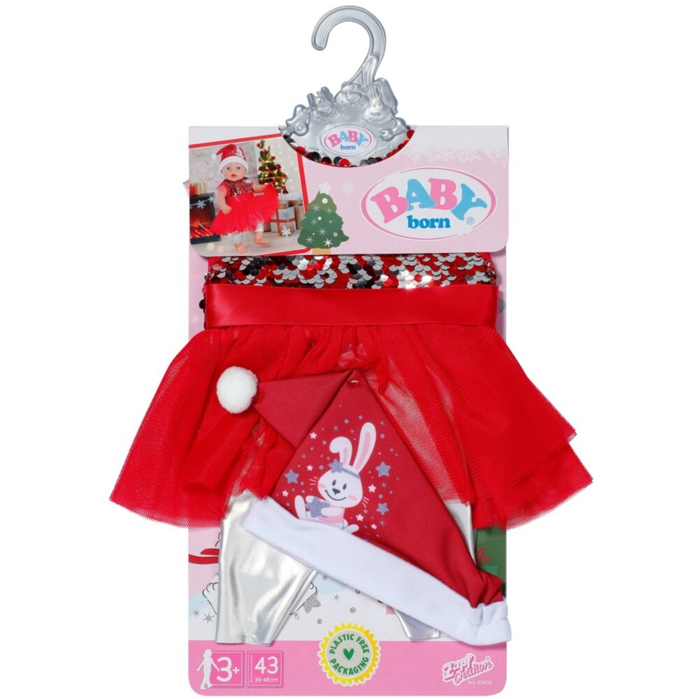 BABY born - Рождественское платье для куклы 43 см 836118 / артикул   836118  / GTIN 4001167836118