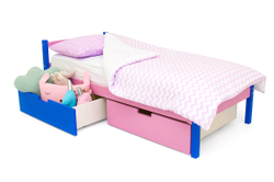 Детская кровать тахта Бельмарко Svogen синий-лаванда