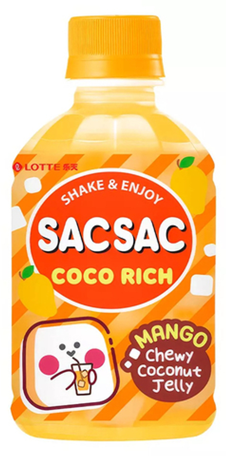 Напиток безалкогольный негазированный Сак Сак Коко Рич Манго / Sac Sac Coco Rich Mango 0.28 - пэт