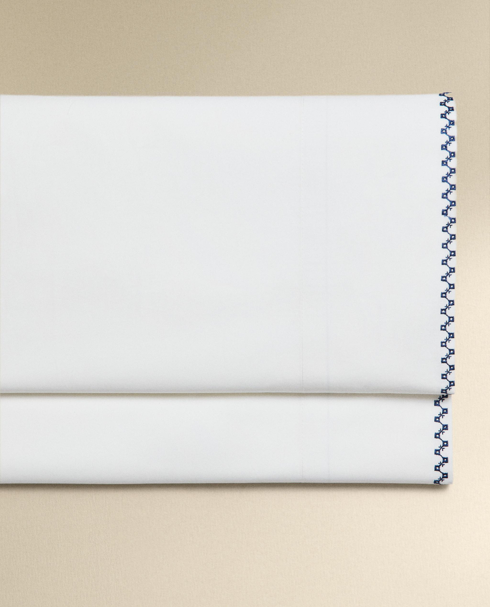 Простыня Zara Home, хлопок 100%, с геометрическим принтом, 4121/089