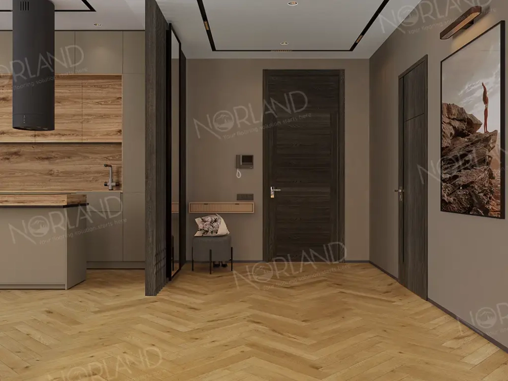 Ламинат Norland Herringbone Elegant Strong Дуб Хайнан LF304-09