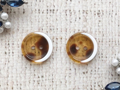 Пуговицы костюмные, d 1,7 см