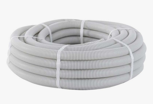 Труба гофр. 20 мм серая