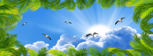 Небо №7 Фотообои и Фрески ручной работы