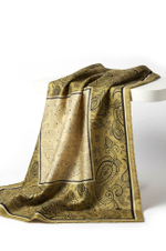 8454 Платок женский (оливковый принт)