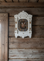 Автоматон Вологда — часы-наличник в стиле Северный стимпанк