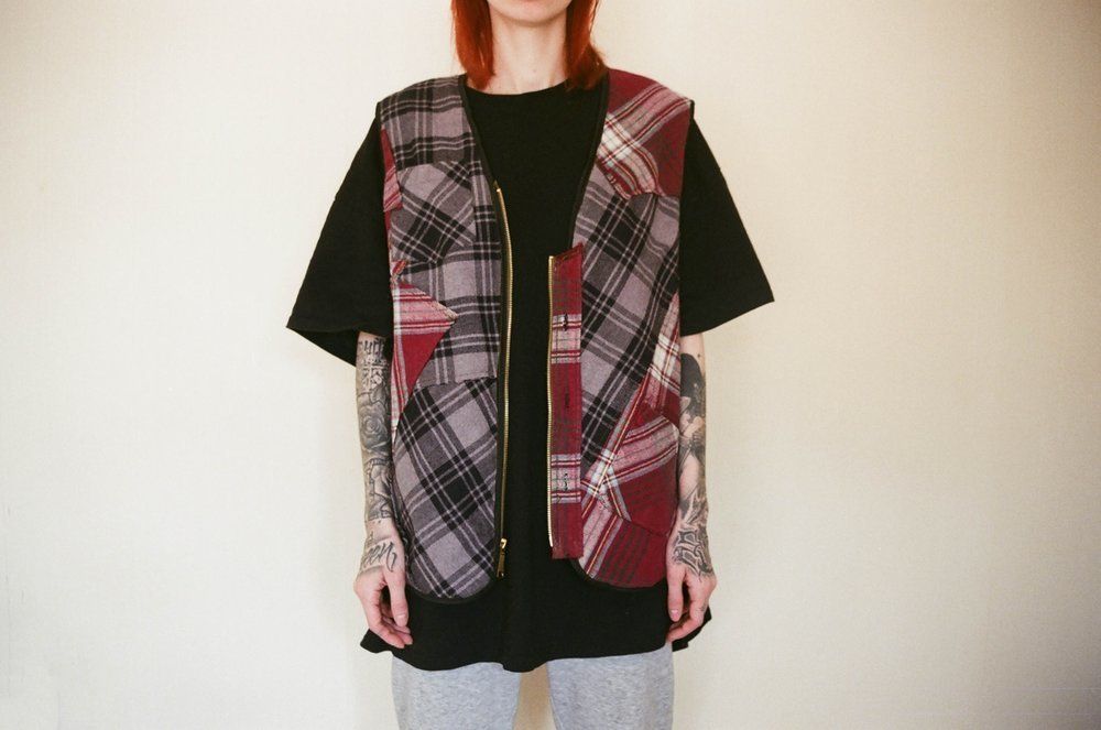 Жилет Upcycled Patchwork