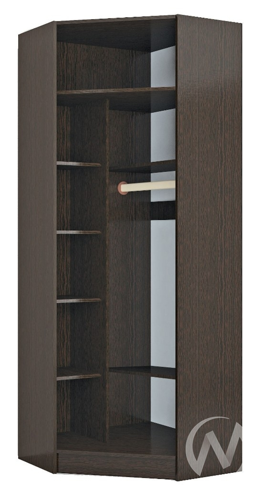 Шкаф угловой с зеркалом Спальня Эрика