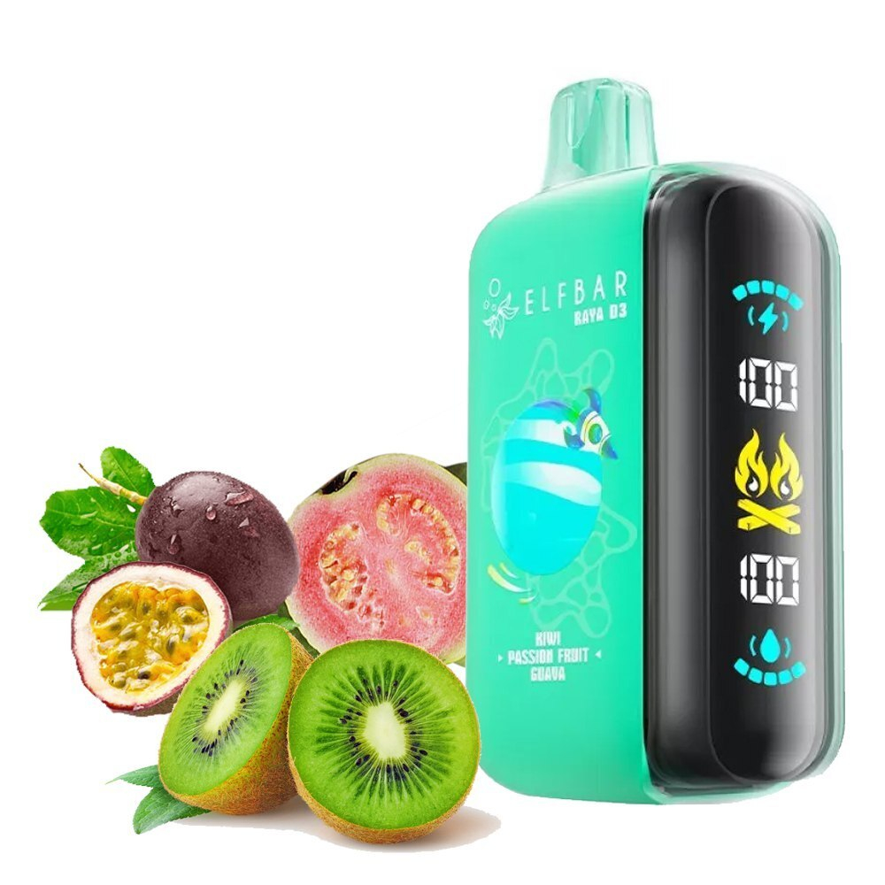 ELF BAR RAYA D3 - Kiwi Passion Fruit Guava (5% nic)