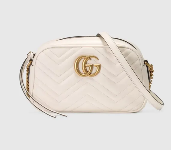 Мини-сумка Gucci GG Marmont, бежевый